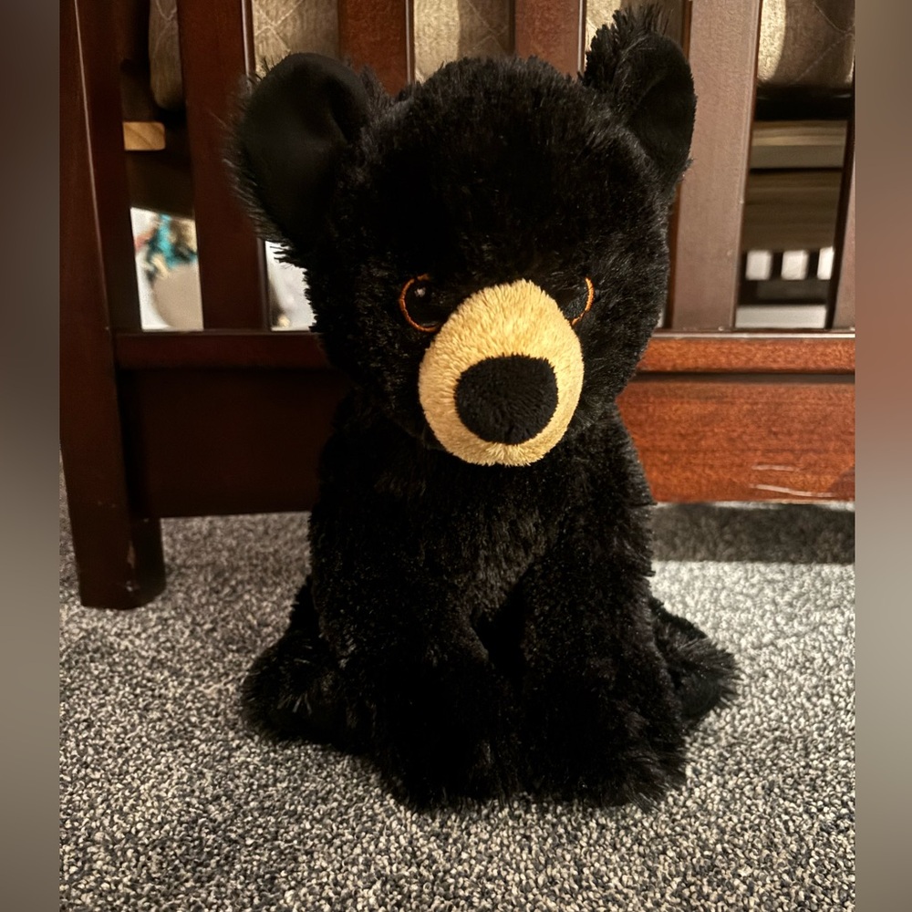 Black Plush Bear Toy